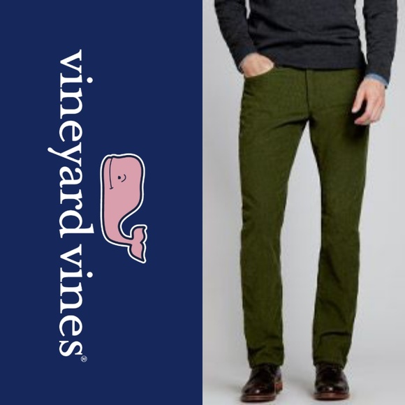 Vineyard Vines Other - NWT Vineyard vines corduroy green cargo pant 28/30